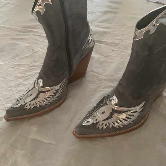 Free people Jeffrey Campbell dolly boots size 7 new without box - Picture 3 of 12